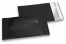 Zwart gekleurde mat metallic folie enveloppen - 114 x 162 mm | PIT Packaging.nl | Enveloppenland