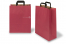 Papieren draagtassen platte handgreep - rood, 320 x 140 x 420 mm | PIT Packaging.nl | Enveloppenland