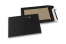 Bordrug enveloppen gekleurd - Zwart, 162 x 229 mm | PIT Packaging.nl | Enveloppenland
