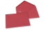 Wenskaart enveloppen gekleurd - rood, 133 x 184 mm | PIT Packaging.nl | Enveloppenland