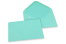 Wenskaart enveloppen gekleurd - turquoise, 133 x 184 mm | PIT Packaging.nl | Enveloppenland
