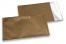 Goud gekleurde mat metallic folie enveloppen - 114 x 162 mm | PIT Packaging.nl | Enveloppenland