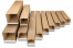 Verzendkokers vierkant met plakstrip - compilatie | PIT Packaging.nl | Enveloppenland