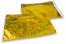 Goud holografisch folie enveloppen gekleurd metallic - 229 x 324 mm | PIT Packaging.nl | Enveloppenland