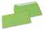 110 x 220 mm - Appelgroen gekleurde papieren enveloppen  | PIT Packaging.nl | Enveloppenland