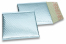 Luchtkussen enveloppen ECO metallic - ijsblauw 165 x 165 mm | PIT Packaging.nl | Enveloppenland