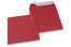 160 x 160 mm -  Donkerrood gekleurde papieren enveloppen | PIT Packaging.nl | Enveloppenland