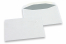 Witte papieren enveloppen, 114 x 162 mm (C6), 80 grams, gegomde sluiting, gewicht per stuk ca. 3 gr. | PIT Packaging.nl | Enveloppenland