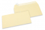 110 x 220 mm - Ivoorwit gekleurde papieren enveloppen  | PIT Packaging.nl | Enveloppenland