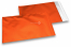 Oranje gekleurde mat metallic folie enveloppen - 230 x 320 mm | PIT Packaging.nl | Enveloppenland