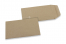 Loonzakjes gekleurd - Bruin kraft, 65 x 105 mm | PIT Packaging.nl | Enveloppenland