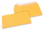 110 x 220 mm - Goudgeel gekleurde papieren enveloppen  | PIT Packaging.nl | Enveloppenland