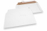 Golfkartonnen enveloppen wit - 245 x 345 mm | PIT Packaging.nl | Enveloppenland