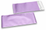 Lila gekleurde mat metallic folie enveloppen - 110 x 220 mm | PIT Packaging.nl | Enveloppenland