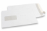 Vensterenveloppen wit budget, 176 x 250 mm, 90 grs., venster links 45 x 90 mm, 20 mm van links, 60 mm van onder, stripsluiting korte zijde | PIT Packaging.nl | Enveloppenland
