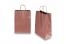 Papieren draagtassen gedraaide handgreep - metallic rood, 260 x 120 x 350 mm, 90 gr | PIT Packaging.nl | Enveloppenland