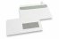 Vensterenveloppen laserprinter, 110 x 220 mm (DL), venster rechts, venster (40 x 110 mm) positie 15 mm van rechts en 20 mm van onder. | PIT Packaging.nl | Enveloppenland