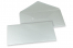 Wenskaart enveloppen gekleurd - zilver metallic, 110 x 220 mm | PIT Packaging.nl | Enveloppenland