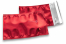 Rood gekleurde metallic folie enveloppen - 114 x 162 mm | PIT Packaging.nl | Enveloppenland
