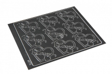 Love peel-off stickers - donkergrijs | PIT Packaging.nl | Enveloppenland