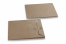 Enveloppen met Japanse sluiting - 162 x 229 x 25 mm, bruin kraft | PIT Packaging.nl | Enveloppenland