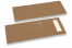 Bestekzakjes bruin zonder bestek insnede + wit servet | PIT Packaging.nl | Enveloppenland