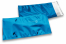 Blauw gekleurde metallic folie enveloppen - 114 x 229 mm | PIT Packaging.nl | Enveloppenland