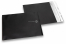 Zwart gekleurde mat metallic folie enveloppen - 165 x 165 mm | PIT Packaging.nl | Enveloppenland