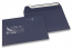 Donkerblauw, vensterenveloppen gekleurd, 162 x 229 mm (A5), venster links, vensterformaat 45 x 90 mm, vensterpositie 20 mm van links / 60 mm van onder, stripsluiting, 120 grams gekleurd papier | PIT Packaging.nl | Enveloppenland