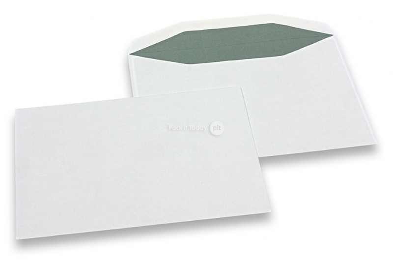 Witte papieren enveloppen, 156 x 220 mm (EA5), 90 grams, gegomde sluiting, gewicht per stuk ca. 7 gr.
