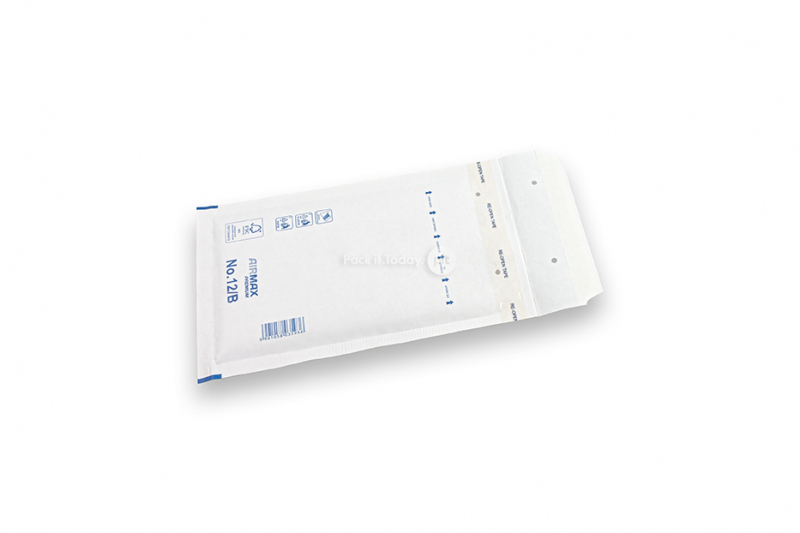 Witte luchtkussen enveloppen (80 grs.) - 120 x 215 mm