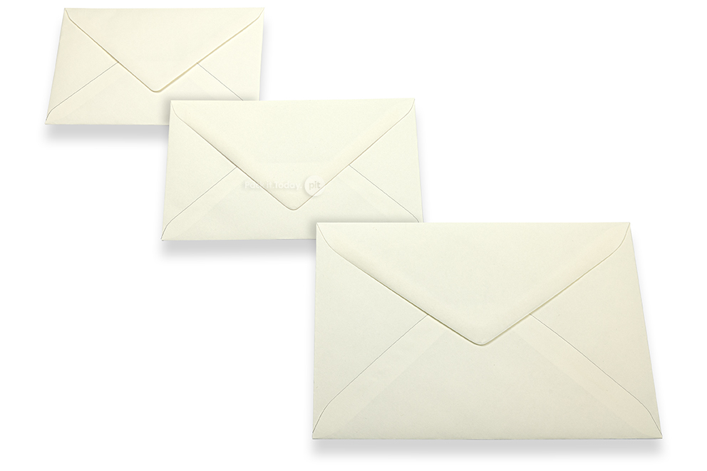 Wenskaart enveloppen crème