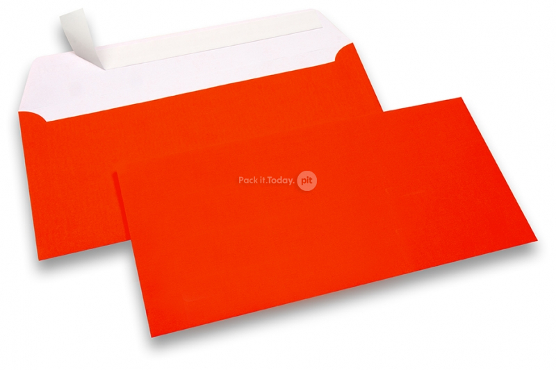 Neon enveloppen - rood, zonder venster