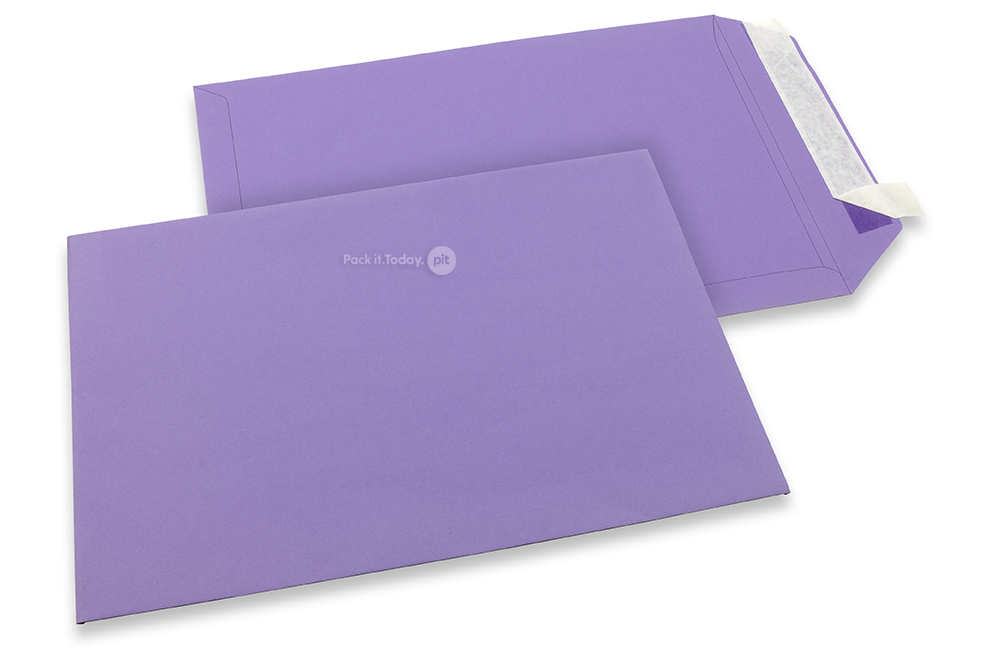 229 x 324 mm - Paars gekleurde papieren enveloppen 