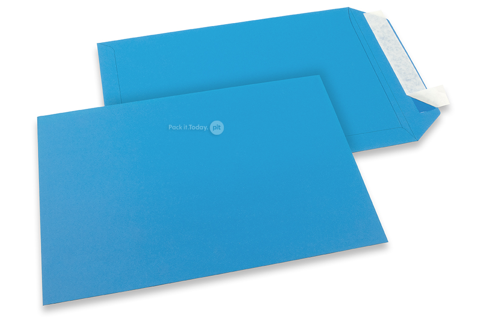 229 x 324 mm - Oceaanblauw gekleurde papieren enveloppen 