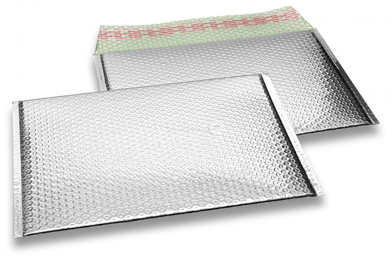 Luchtkussen enveloppen ECO metallic - zilver 235 x 325 mm