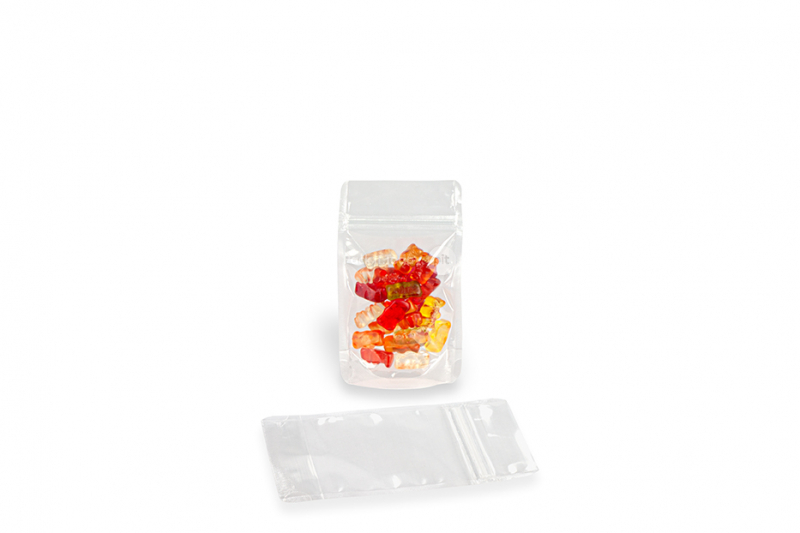 Stazakken transparant - 85 x 145 x 50 mm, 100 ml