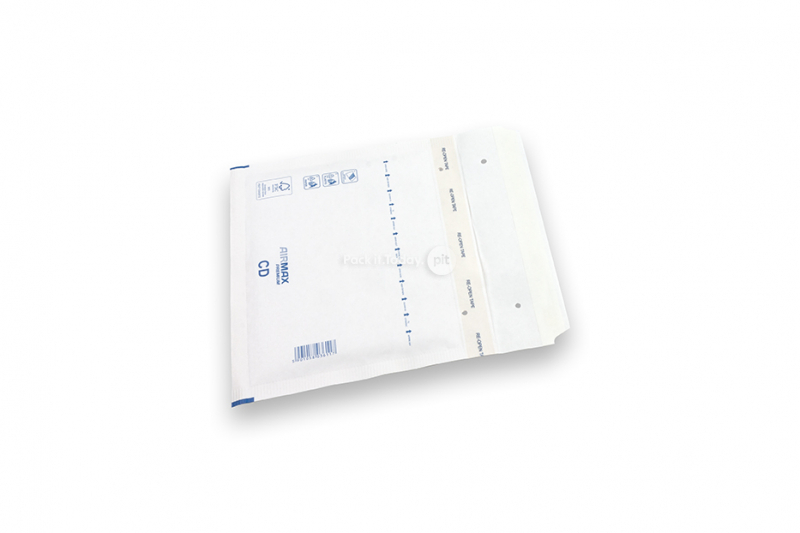Witte luchtkussen enveloppen (80 grs.) - 170 x 160 mm