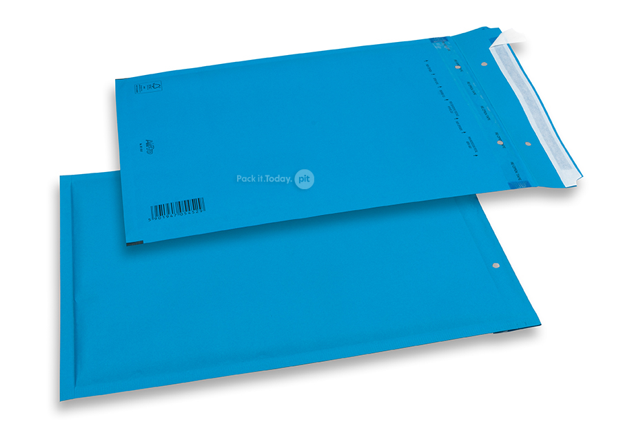 Luchtkussen enveloppen gekleurd - Blauw, 80 gr 230 x 324 mm