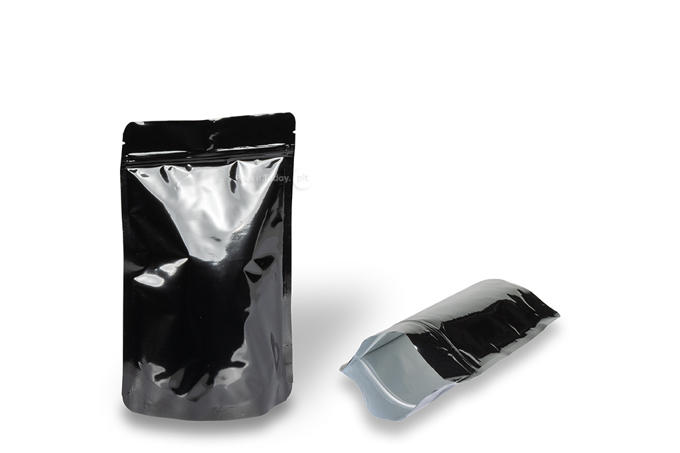 Stazakken glanzend zwart - 130 x 225 x 70 mm, 500 ml