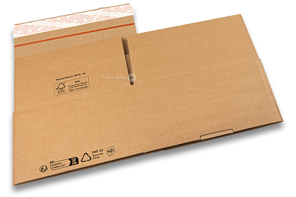 Autolockdoos SpeedBox - bruin, 220 x 190 x 120 mm - SPX10