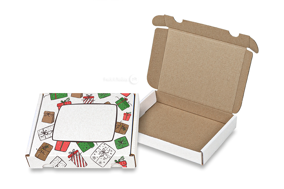 Brievenbusdoosjes kerst - Cadeaus - 160 x 120 x 25 mm