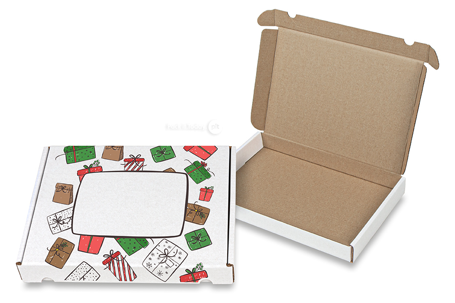 Brievenbusdoosjes kerst - Cadeaus - 230 x 160 x 26 mm