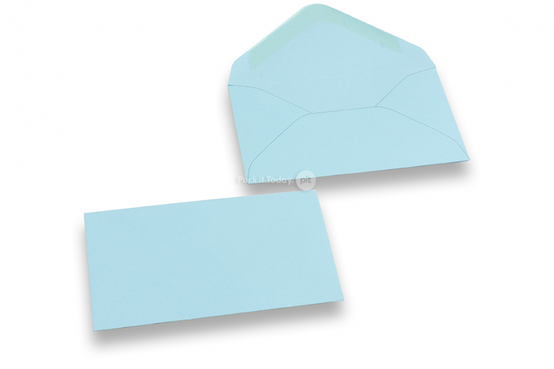 Lichtblauwe mini envelopjes