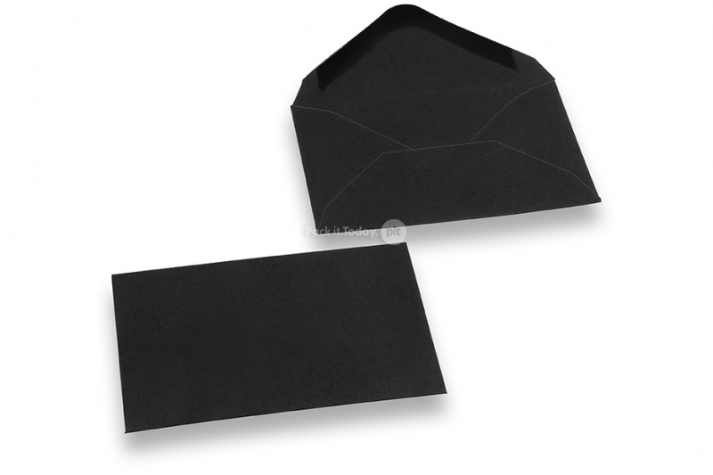 Zwarte mini envelopjes